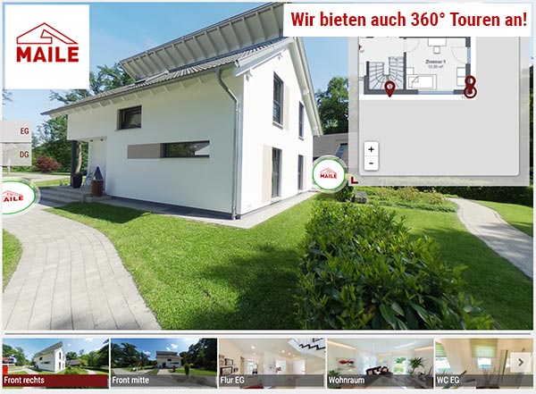 360° Tour für Ihre Immobilie