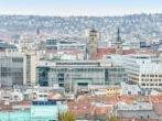 Aussicht - Möbliertes 1-Zimmer Apartment im Zentrum von Stuttgart – City Hochhaus!