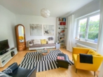 Wohnzimmer - Exklusive, vollmöblierte Altbauwohnung in begehrter Lage von S-Degerloch