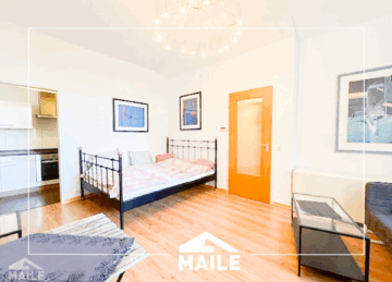 Möblierte 1-Zimmerwohnung mit EBK und Balkon im belieben Heusteigviertel, 70180 Stuttgart Stuttgart-Mitte, Etagenwohnung