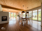 Essbereich - Modernes, ökologisch optimiertes Traumhaus in unverbaubarer Naturlage.