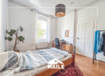 Schlafzimmer - Sonnige 3-Zimmer-Altbauwohnung in bester Lage in Stuttgart West
