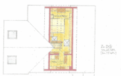 Grundriss - Helle 3-Zimmer-Maisonettewohnung mit EBK und sonnigem Balkon.