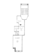 Grundriss - Modernisierte, möblierte 1-Zimmer-Wohnung mit EBK im beliebten Heusteigviertel