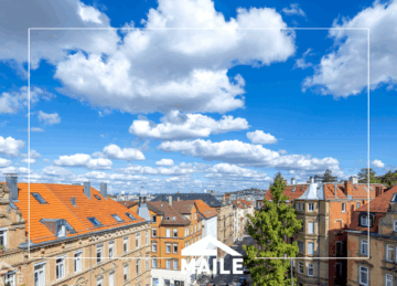 Helle Dachgeschosswohnung mit traumhaftem Panoramablick in bester Lage von S-West, 70178 Stuttgart, Dachgeschosswohnung