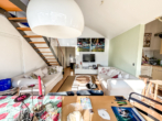 Wohnbereich - Charmante, sonnige 2,5 Zimmer-Galeriewohnung mit Tiefgarage und 2 Balkonen