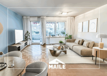 Gemütliche 2-Zimmerwohnung mit Balkon und TG-Stellplatz!, 70374 Stuttgart Bad Cannstatt, Etagenwohnung