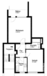 Grundriss - Gemütliche 2-Zimmerwohnung mit Balkon und TG-Stellplatz!