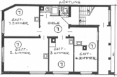 Grundriss - Helle 3-Zimmerwohnung in S-Ost!