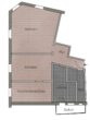Grundriss - Charmante 2,5 Zimmer-Altbau-Wohnung mit EBK und Balkon