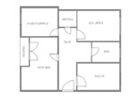 Grundriss - Sonnige 3-Zimmerwohnung mit Balkon in guter Lage