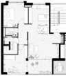 Grundriss - Großzügige 3,5-Zimmer Wohnung mit Balkon und TG-Stellplatz!