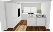 Küche (Visualisierung) - Großzügige 3,5-Zimmer Wohnung mit Balkon und TG-Stellplatz!