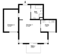 Grundriss - Sonnige 2-Zimmer Wohnung mit Balkon und TG-Stellplatz!