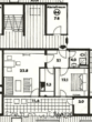 Grundriss - Sonnige 2-Zimmer Wohnung mit großer Terrasse und TG-Stellplatz!