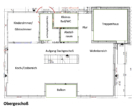 Grundriss OG - Neuwertige Luxuswohnung mit Terrasse und Einbauküche