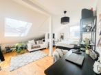 Wohn-Esszimmer - Lichtdurchflutete 4-Zimmer-Dachgeschosswohnung im Herzen des Stuttgarter Westens!