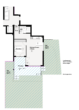 Grundriss - Neubau 2-Zimmer Wohnung im Gartengeschoss mit Terrasse/Gartenanteil und TG-Stellplatz!